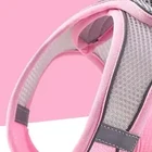 Pink mesh cat harness